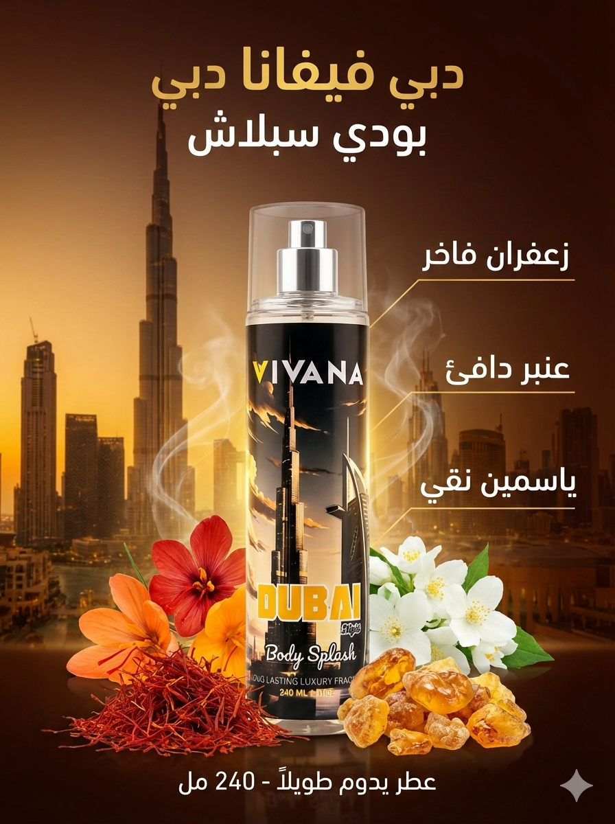 دبي نايتس معطر الجسم 240 مل